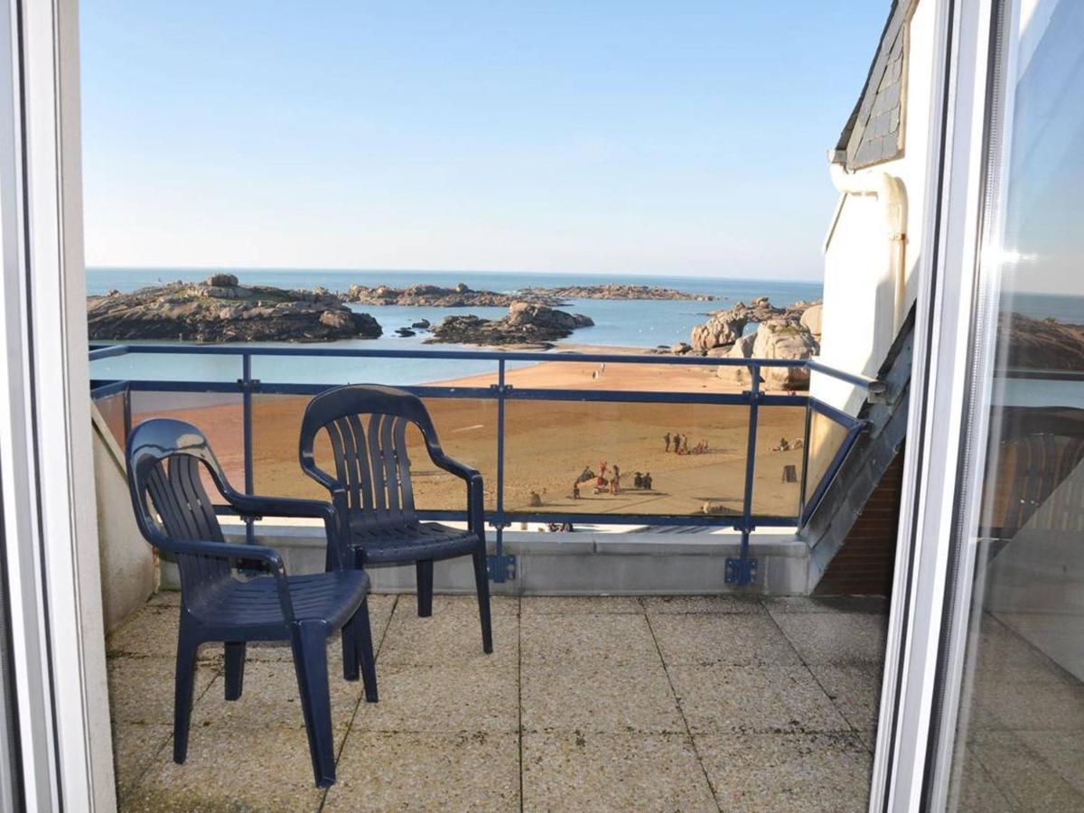 Appartement Terrasse Bord De Mer A Tregastel Avec Parking - Fr-1-368-19 外观 照片